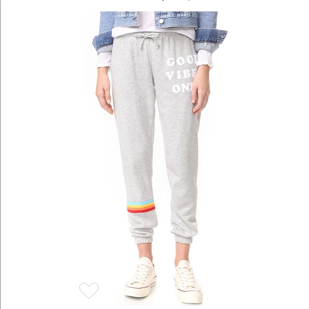 Spiritual gangster goods vibes only sweatpants